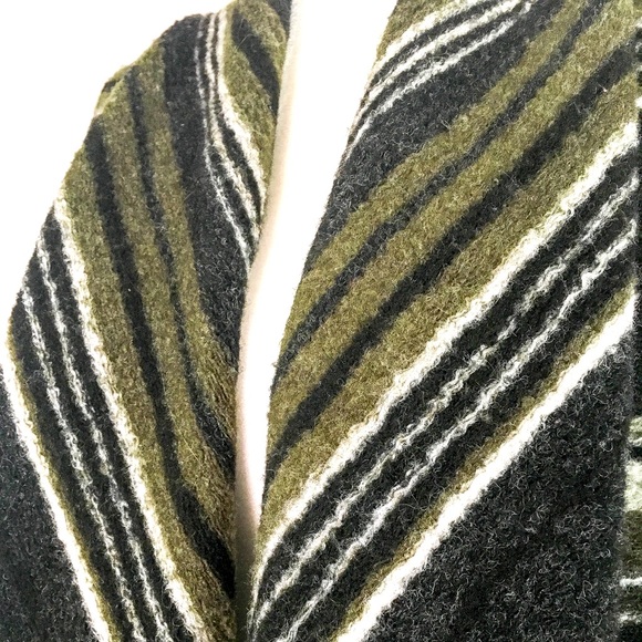 Tribal Jeans Wool blend open styled striped sweater jacket, Small. - Picture 3 of 4